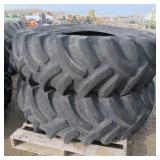 (2) 18.4-30 Tires & (1) Steel Wheel