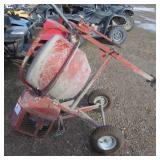 Gas Powered Cement Mixer