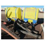 (2) 250-Gallon Poly Saddle Tanks And Bra