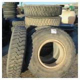 (8) 10.00R20 Truck Tires and Rims