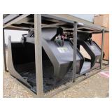 72" Skid Steer Mount Grapple Bucket