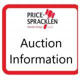Important Auction Information - PLEASE READ!