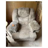 Oversize Beige Recliner