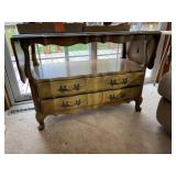 Maple Table and small round table