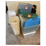 Totes and Garbage Cans