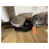 Griddle, Several pots and pans, more