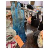 Blue Vase & Floral Vase