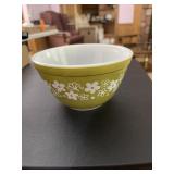 Vintage Pyrex bowl, griddle pans, more