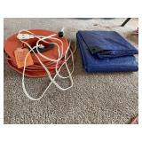 Extension Cord on Wheel & Tarp