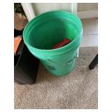 Bucket, Gas Can & Paper Shredder