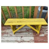 Primitive Yellow Bench, Chair & More