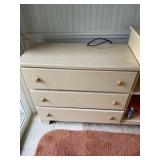 3 Drawer & 1 Door Chest w/contents