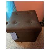Small Brown cube w/storage