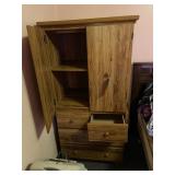Cabinet w/2 doors and 4 drawers