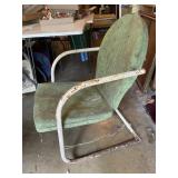 Vintage Metal Lawn Chair & lounge chair