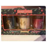 Yankee Candle set & 2 Flameless candles w/remote