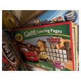 Huge amount of coloring books & art supplies