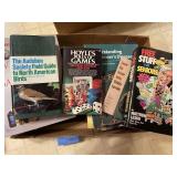 Games, Bible in wood box, cook books