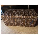 Cloth covered storage box