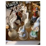 3 Boxes bells & birdhouse, candle holder, lights