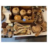 5 Boxes 1970s ceramic ware & cannister set