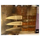 2 knife sets, massager, copper molds, more