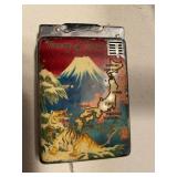 Vintage Japanese cigarette case & lighter