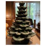 Vintage Christmas tree on stand