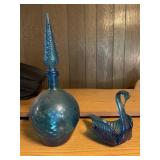 2 Vintage Pieces art glass