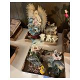2 Flats Dolphin figures & more
