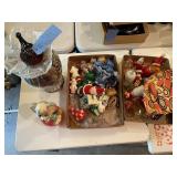 Lots of Xmas items, ashtrays, more