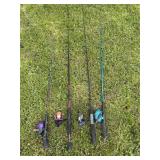 4 Fishing Poles