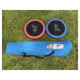 Side chair w/canopy, 2 foam ring toss