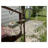2 Hanging solar lights