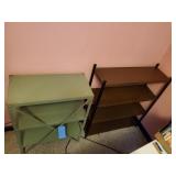 2 Metal Shelving Units