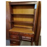 Pine Desk w/shelves on top