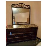 9 Drawer Dresser w/mirror