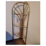 Brass Type Corner Shelf