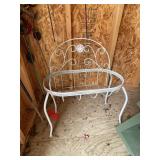 Bench flower pot