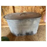 Boiler pan & lid, planter