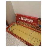 Vintage foto-electric football game &old batteries