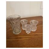 Group of 4 pieces glassware