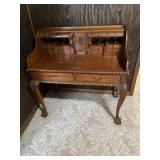 Dark wood desk