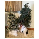Qty 2 - 3 foot Christmas trees