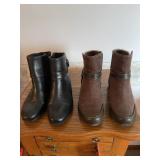4 pairs size 7 boots