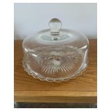 Clear cake plate w/cover