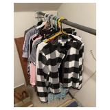 Clothes in closet - medium & small