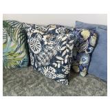 Stack of pillows - 9 total