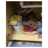 Contents under back room sink