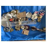 Flat of misc jewelry